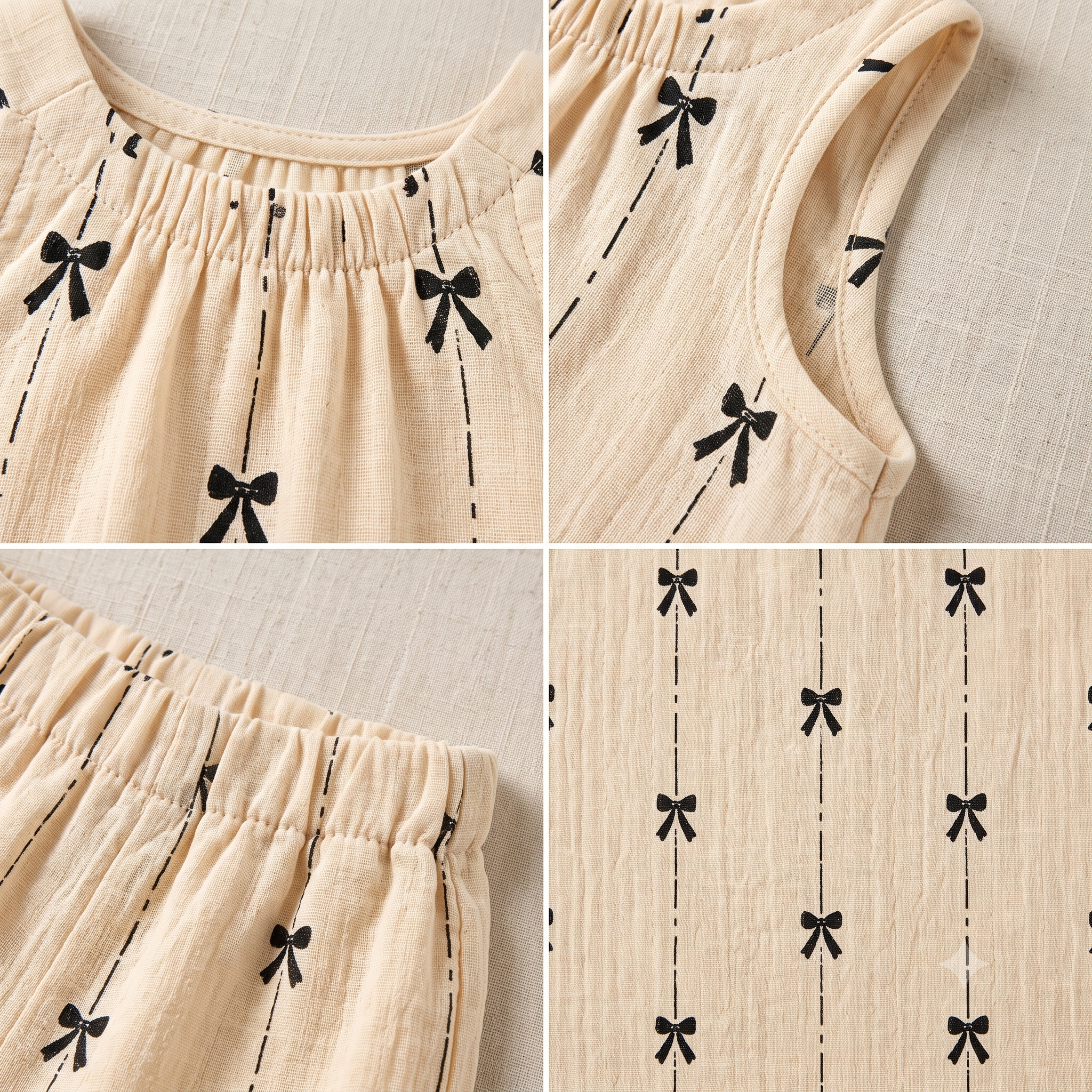 Girls Summer Outfit Sewing Tutorial PDF | Swing Top and Wide Leg Pants Set Size 5 | Beginner Kids Sewing | Instant Download