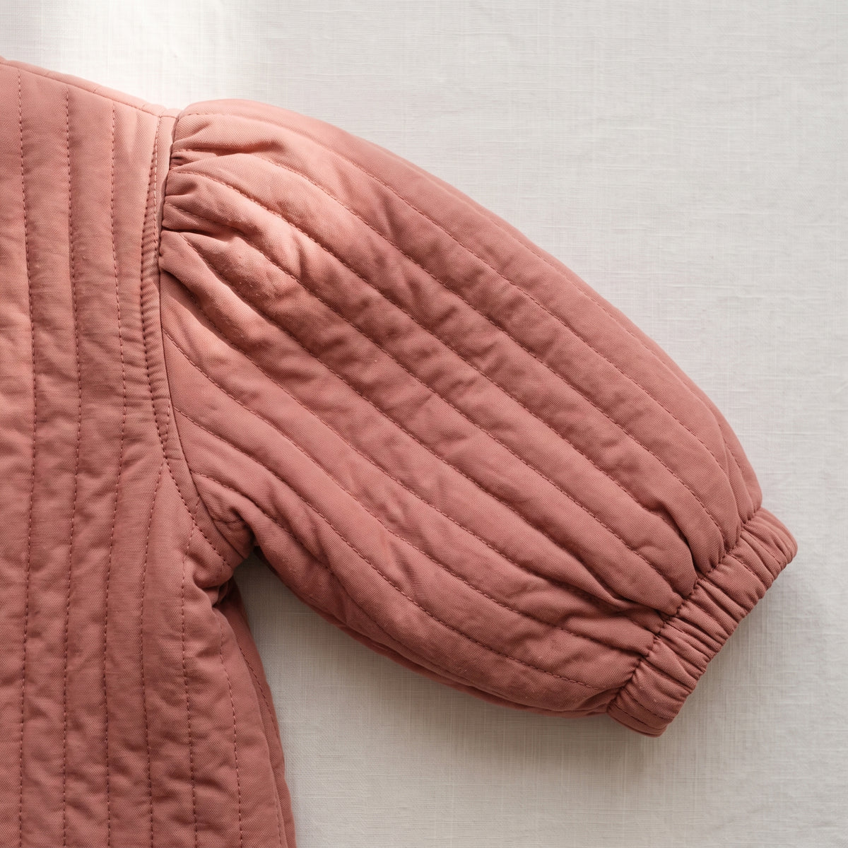 Girls Quilted Jacket Sewing Pattern | Peter Pan Collar & Puff Sleeves | 9 Sizes 6M to 10Y | A0, A4 & US Letter Layered PDF