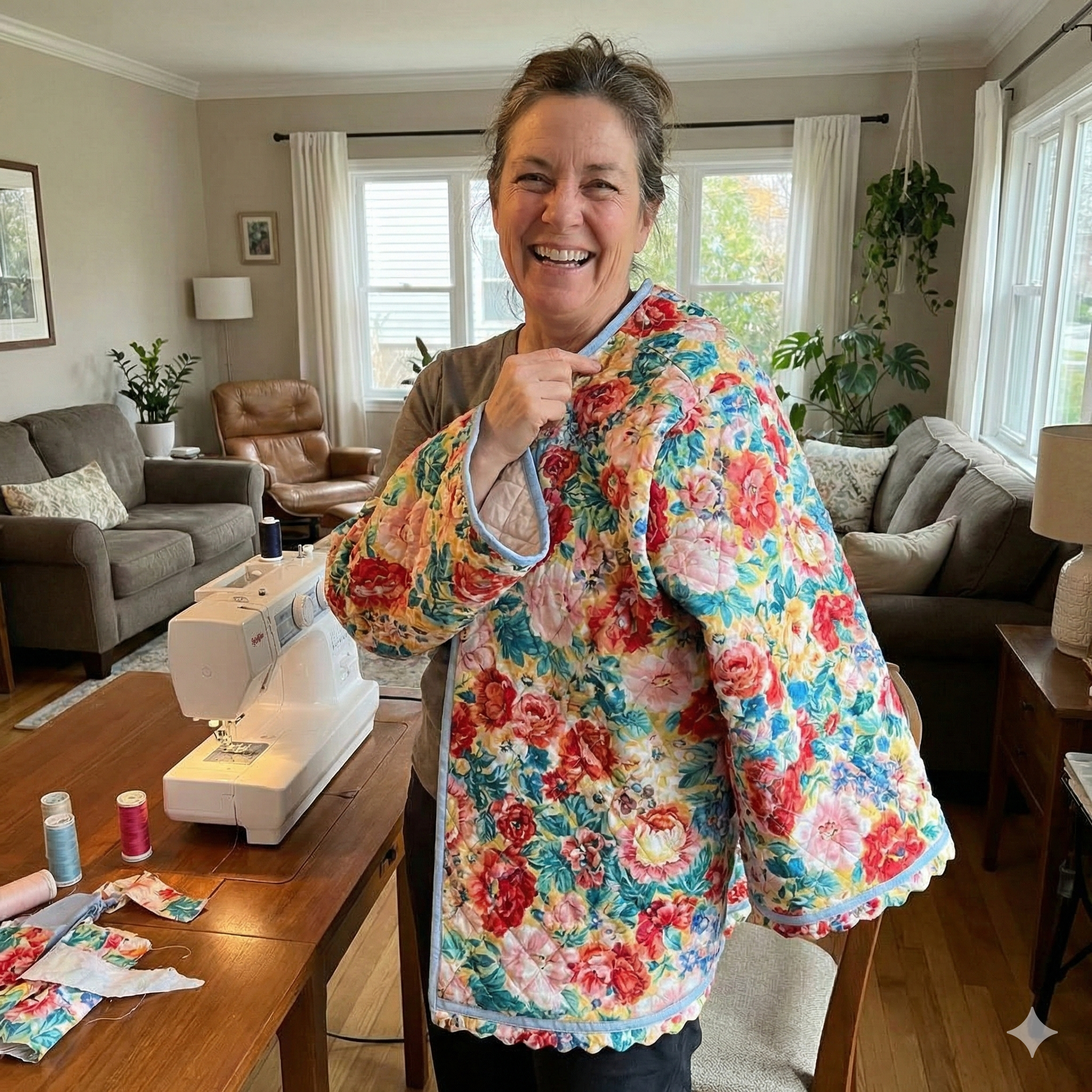 Quilted Jacket Beginner Sewing Pattern | Sizes XXS-XXL | Jacket Cardigan Pattern | INSTANT Download