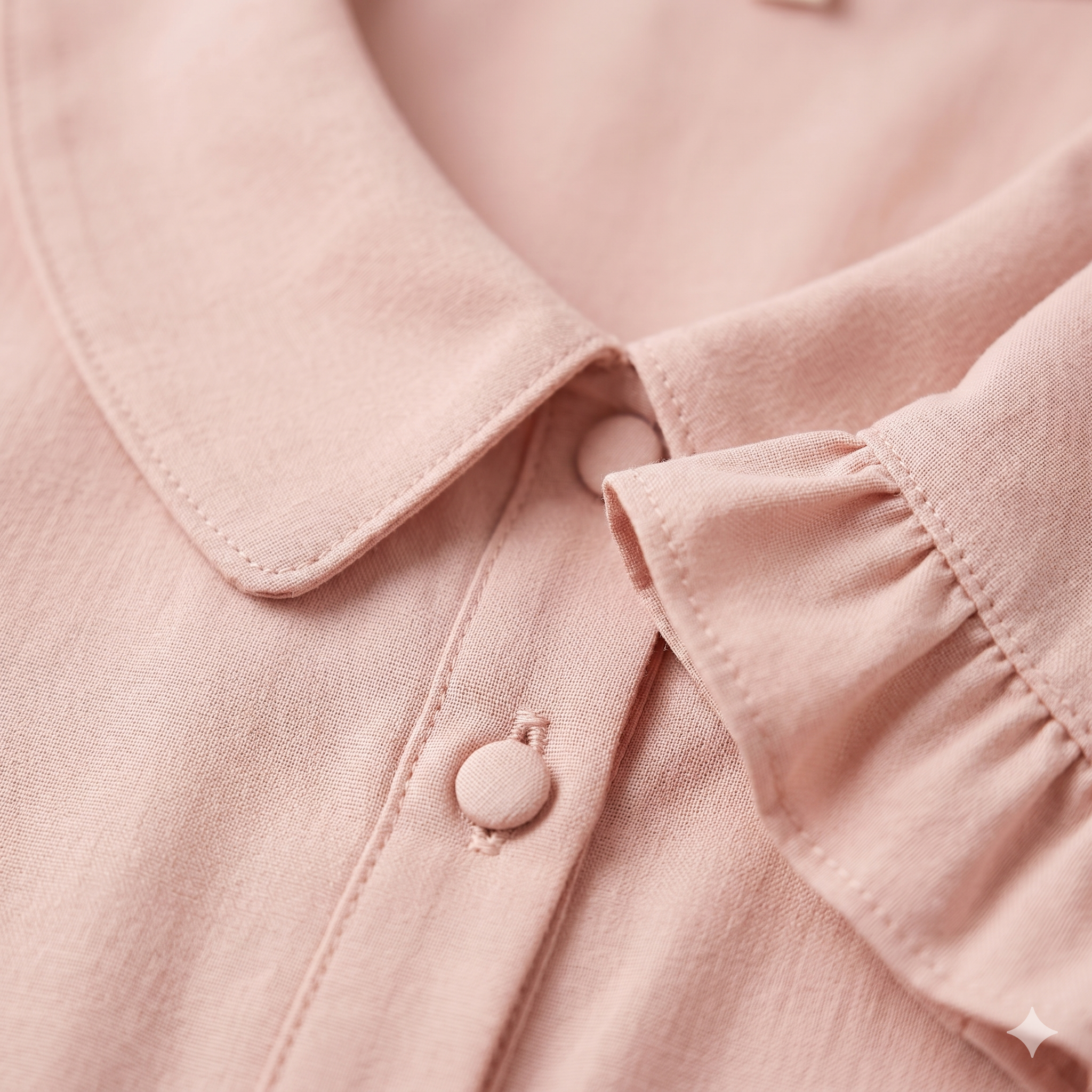 Ruffle Blouse Sewing Pattern PDF | Peter Pan Collar Top Pattern, Short Sleeve Button Up Shirt for Women, Sizes S-3XL, Instant Download