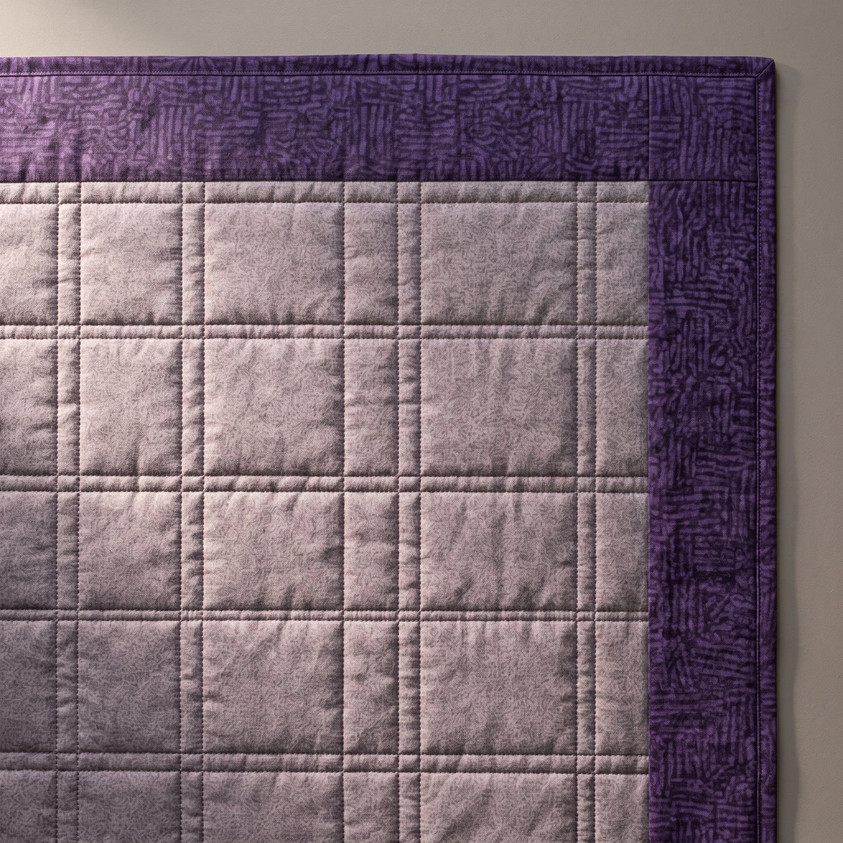 Modern Plaid Quilt Pattern PDF, 60x60 Throw, Fat Quarter Friendly