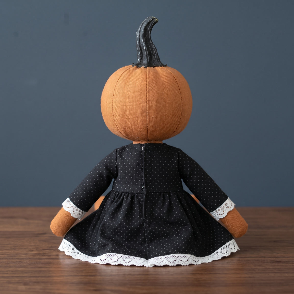 Halloween Doll Sewing Pattern | Jack o Lantern Pumpkin Rag Doll with Dress PDF | 18 in / 46 cm | 16 Page Guide