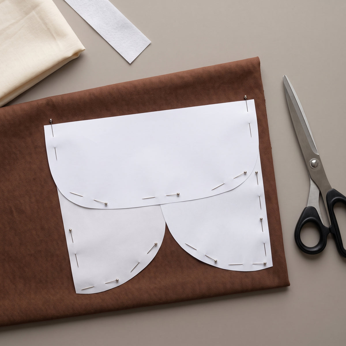 Flap Handbag PDF Sewing Pattern | Shoulder Bag / Baguette Purse, Fully Lined, 1-2 Hours | A4, Letter