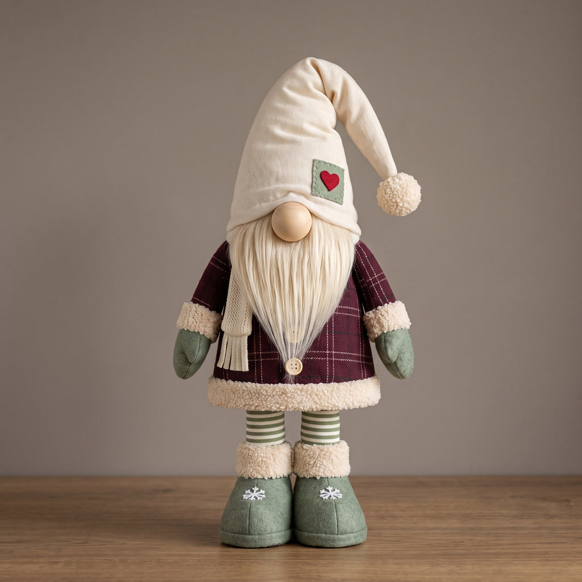 Christmas Gnome Sewing Pattern PDF | Scandinavian Tomte 31 in + Bonus Snowman | Full-Size Templates