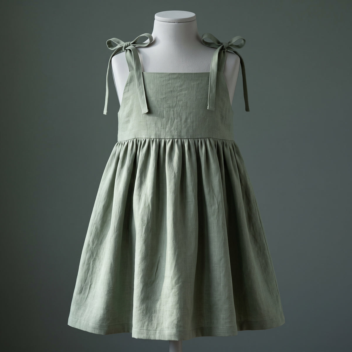 Girl and Doll Matching Dress Sewing Pattern PDF | Tie Strap Sundress, 2-8 Years + 18 inch Doll | Beginner