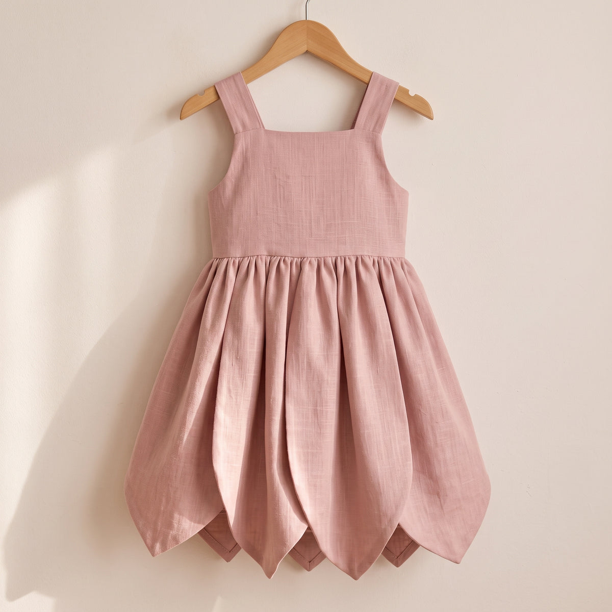 Girls Petal Skirt Dress Sewing Pattern PDF | Flower Party Dress for 12 Months to 10 Years | 10 Sizes | A4 Letter A0 Projector