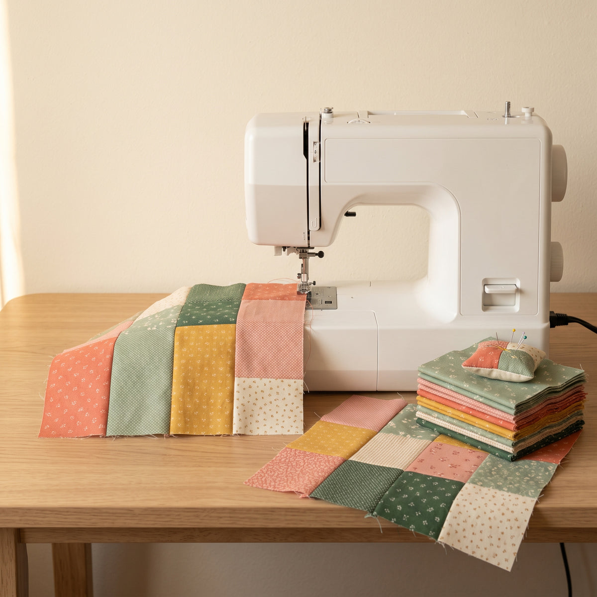 Hopscotch Quilt Pattern PDF, Layer Cake Friendly, 10 Inch Squares, 5 Sizes Baby to King, Easy Beginner Quilt