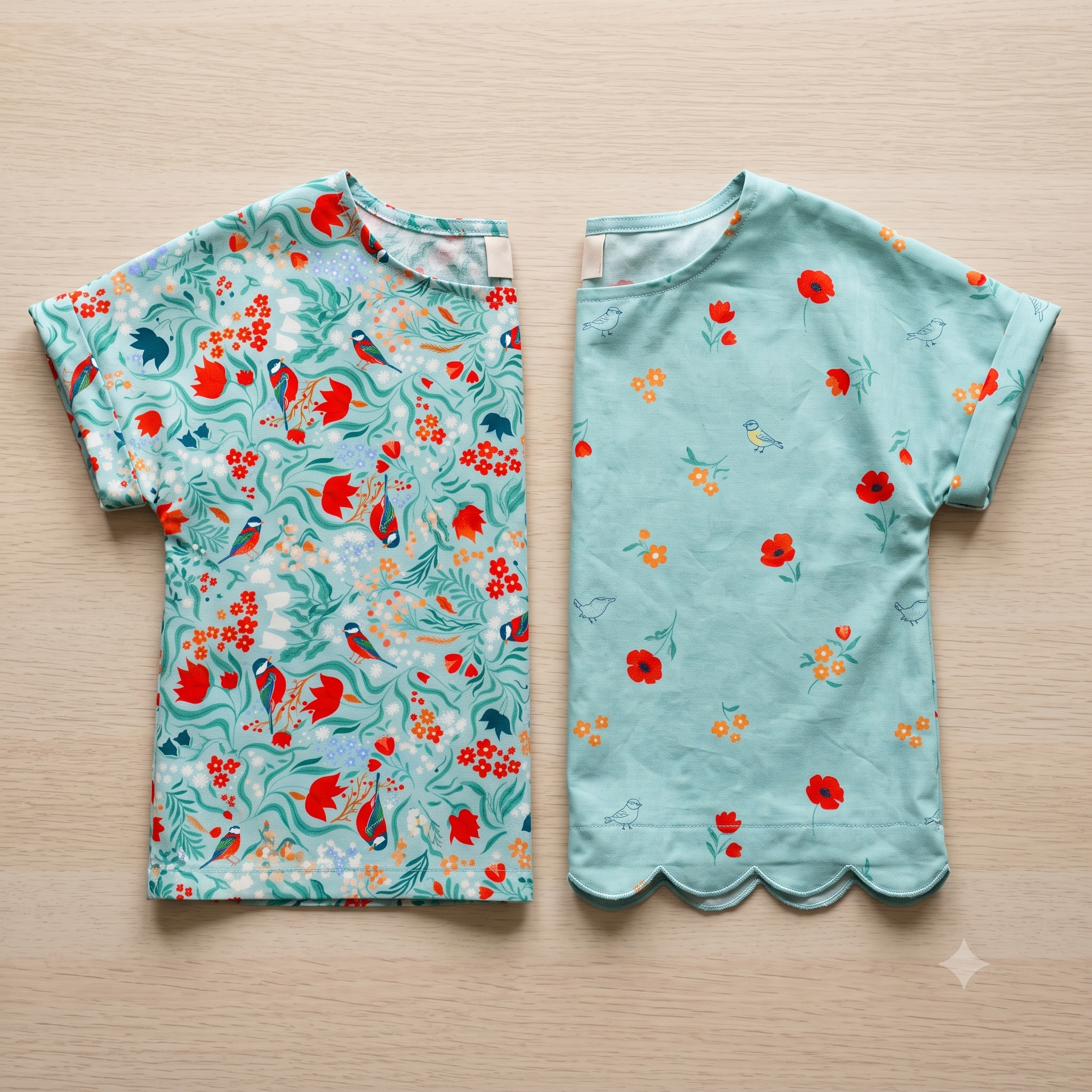 Kids Top PDF Sewing Pattern, Girls Blouse Sewing Pattern, Children's Boxy Top Pattern, Ages 2-16 Instant Download