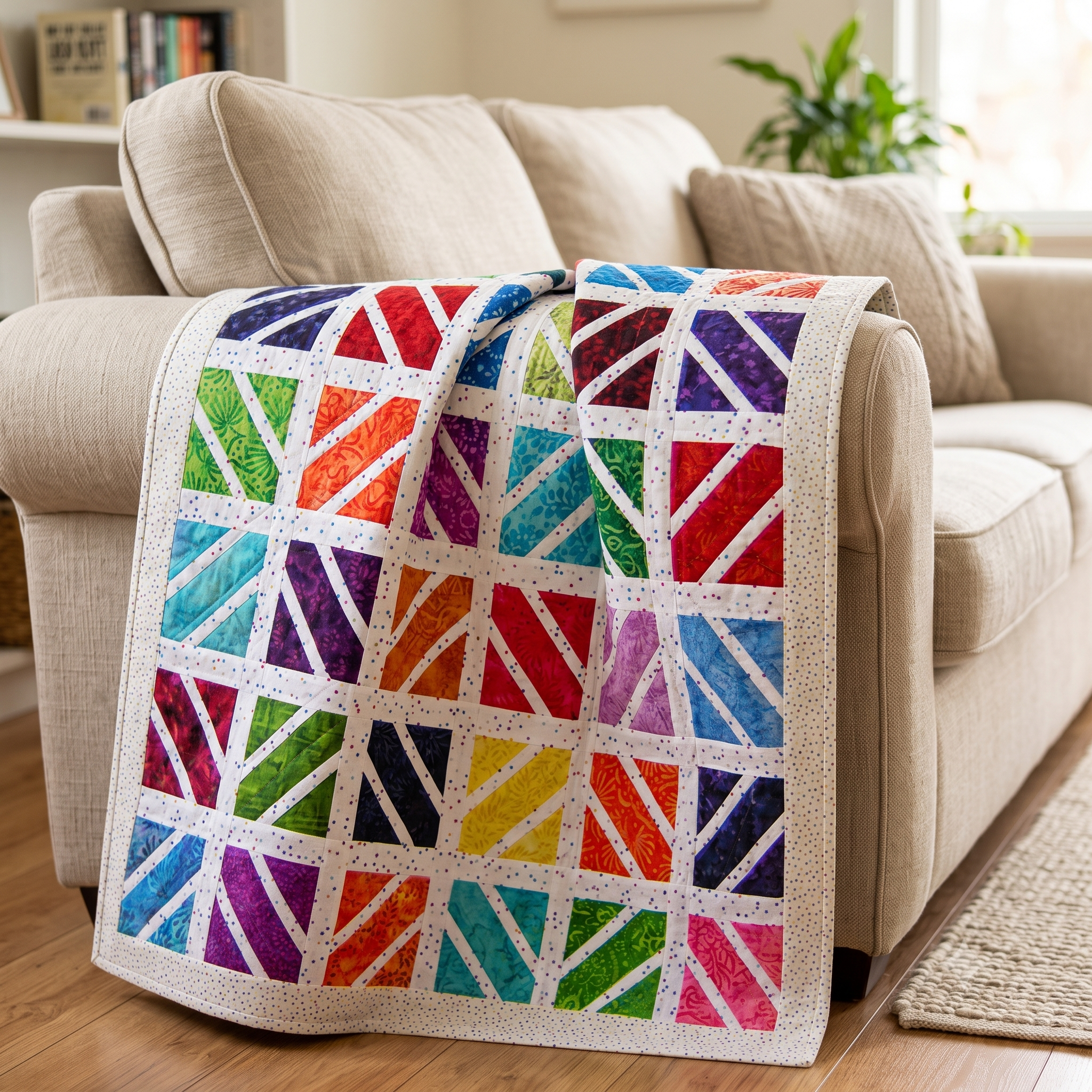Quilt Pattern PDF, Modern Precut Quilt Pattern, Charm Pack Layer Cake Quilt, Baby and Lap Quilt Instant Download