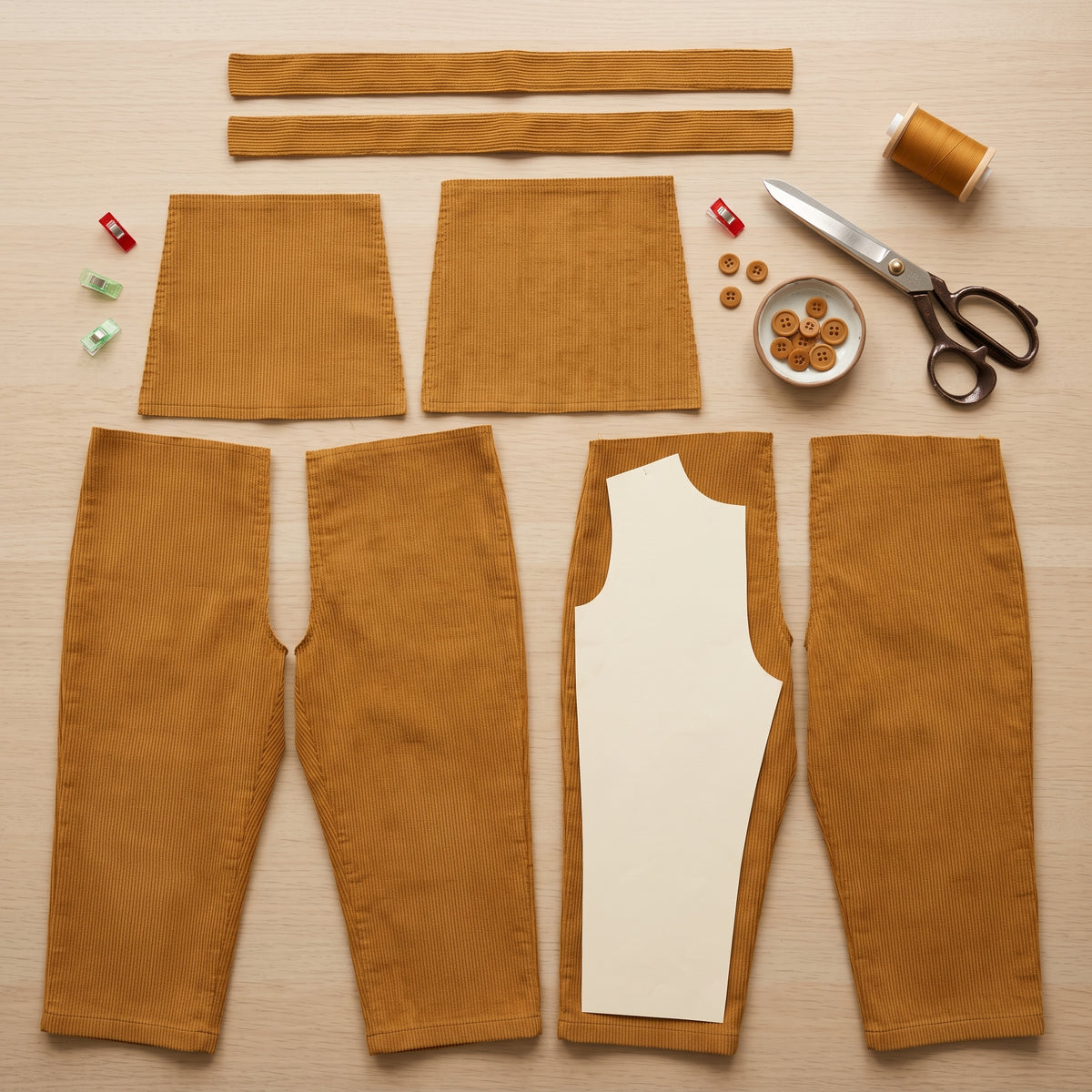 Kids Dungarees Sewing Pattern PDF | Baby & Toddler Overalls, 6 Months to 10 Years | 9 Sizes | A4, US Letter & A0