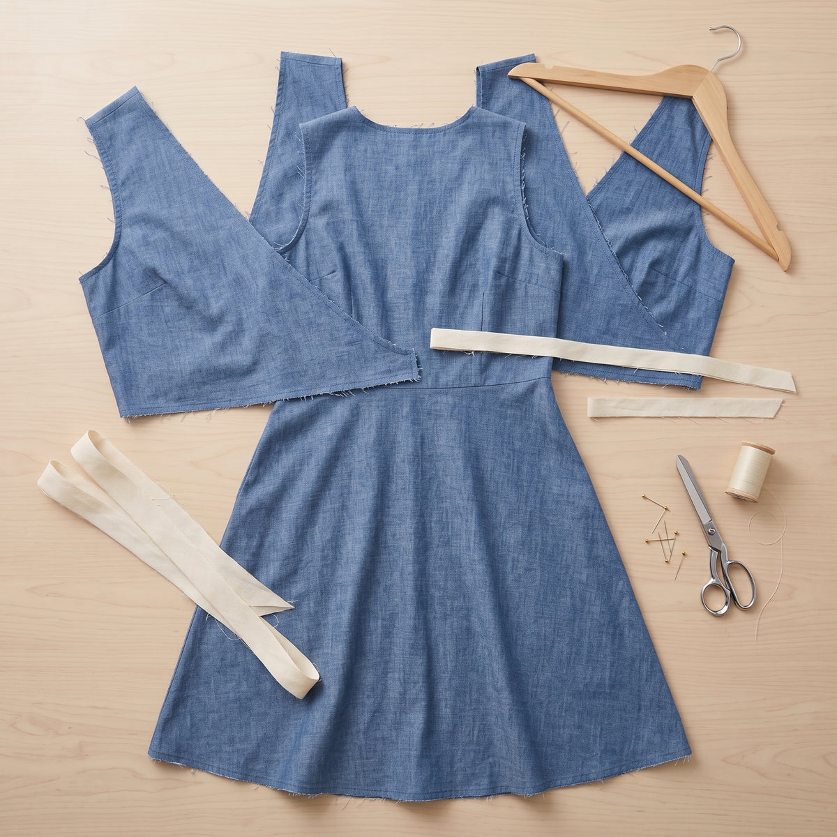Peg Bag Sewing Pattern PDF | Clothespin Bag Dress | Hanging Storage for Pegs, Socks & Carrier Bags | Beginner