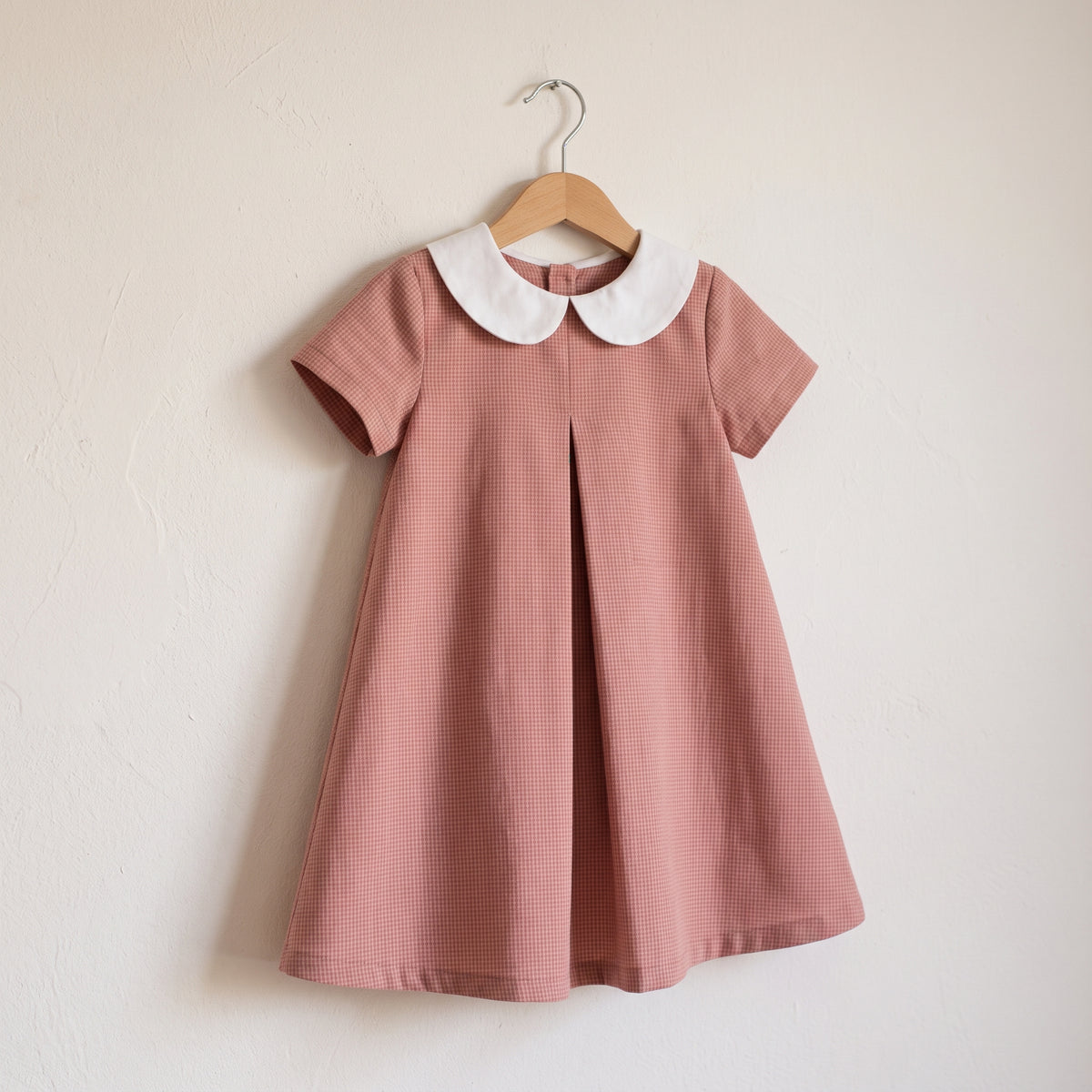 Peter Pan Collar Dress Sewing Pattern PDF, Girls A-Line Dress, 0–6 Years, Baby Toddler Dress Pattern