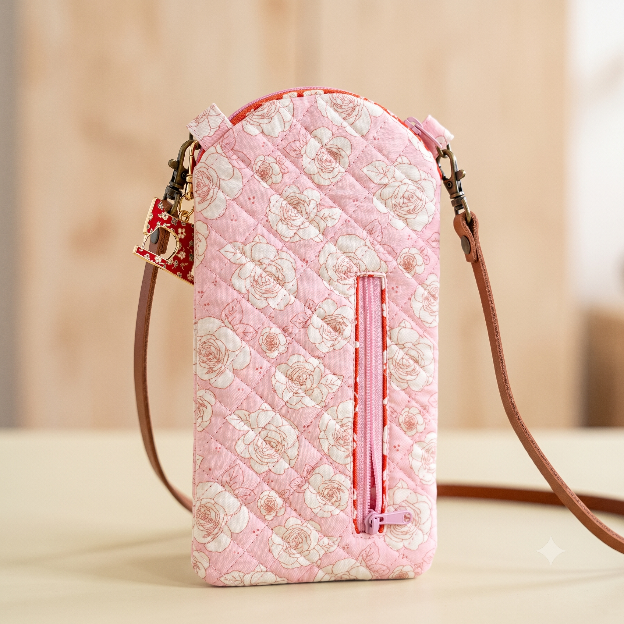 Phone Bag PDF Sewing Pattern, Quilted Crossbody Phone Pouch Pattern, Slim Phone Purse Pattern, Instant Download