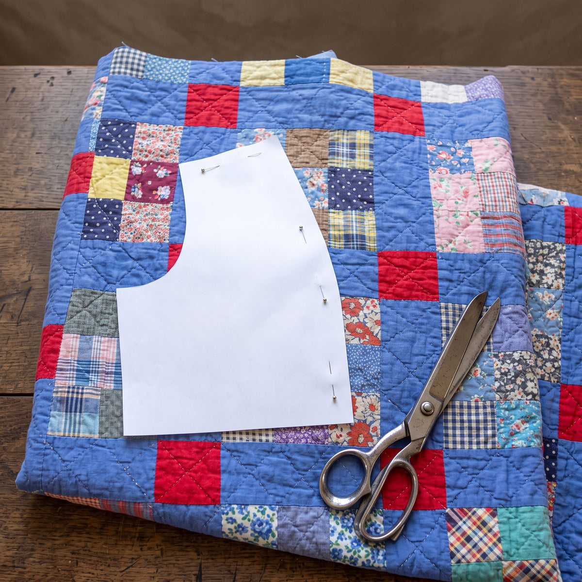 Quilt Coat Pattern – Upcycle an Old Quilt or Piece Your Own, Boxy Open Jacket, Women, PDF Download