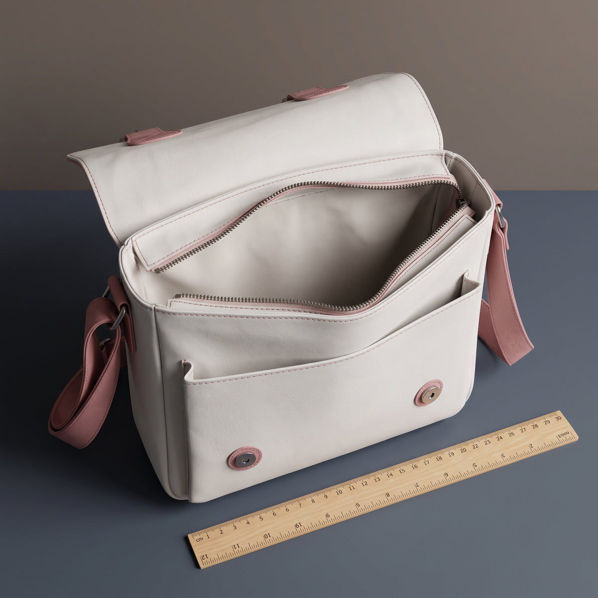 Leather Satchel Bag Pattern PDF, Messenger Template, A4 A1 & DXF