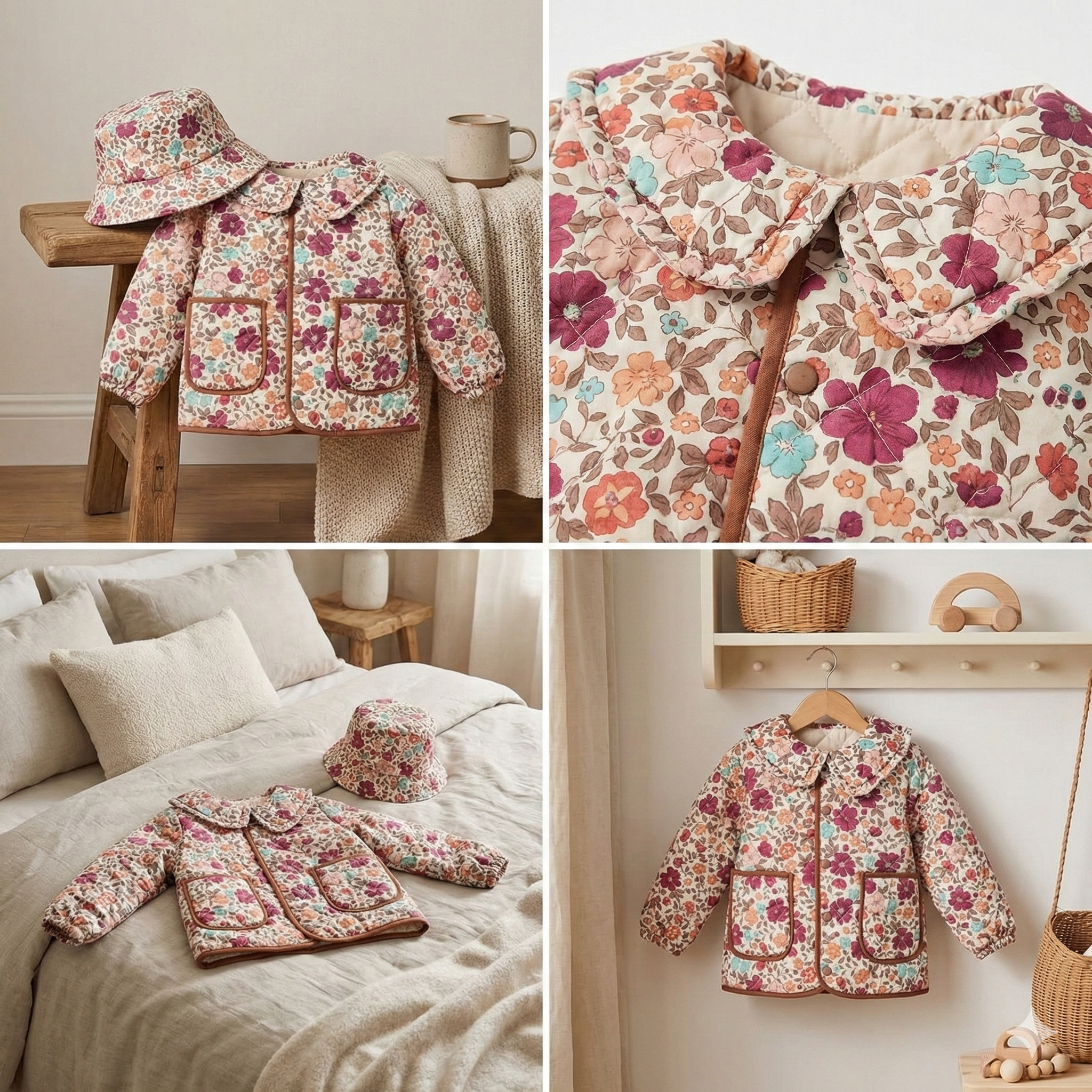 Jacket Sewing Pattern for Kids, Jacket Pattern, Kids Pattern, PDF Pattern, Beginner Pattern, Sewing Pattern Toddlers, Quilted Jacket Pattern