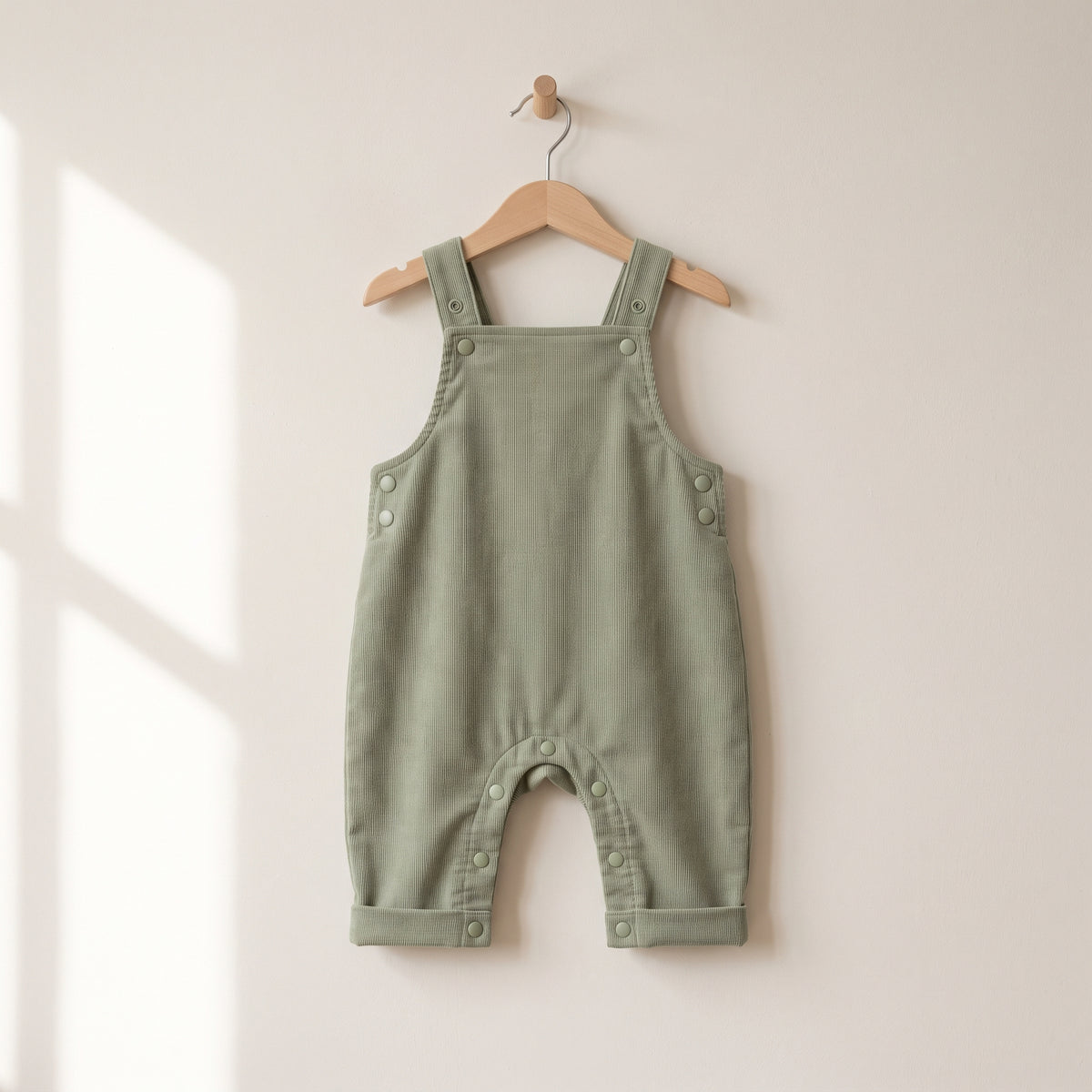 Baby Dungarees Sewing Pattern PDF, Snap Inseam Overalls, 0-3M to 3T, Beginner Baby Gift Pattern, Instant Download