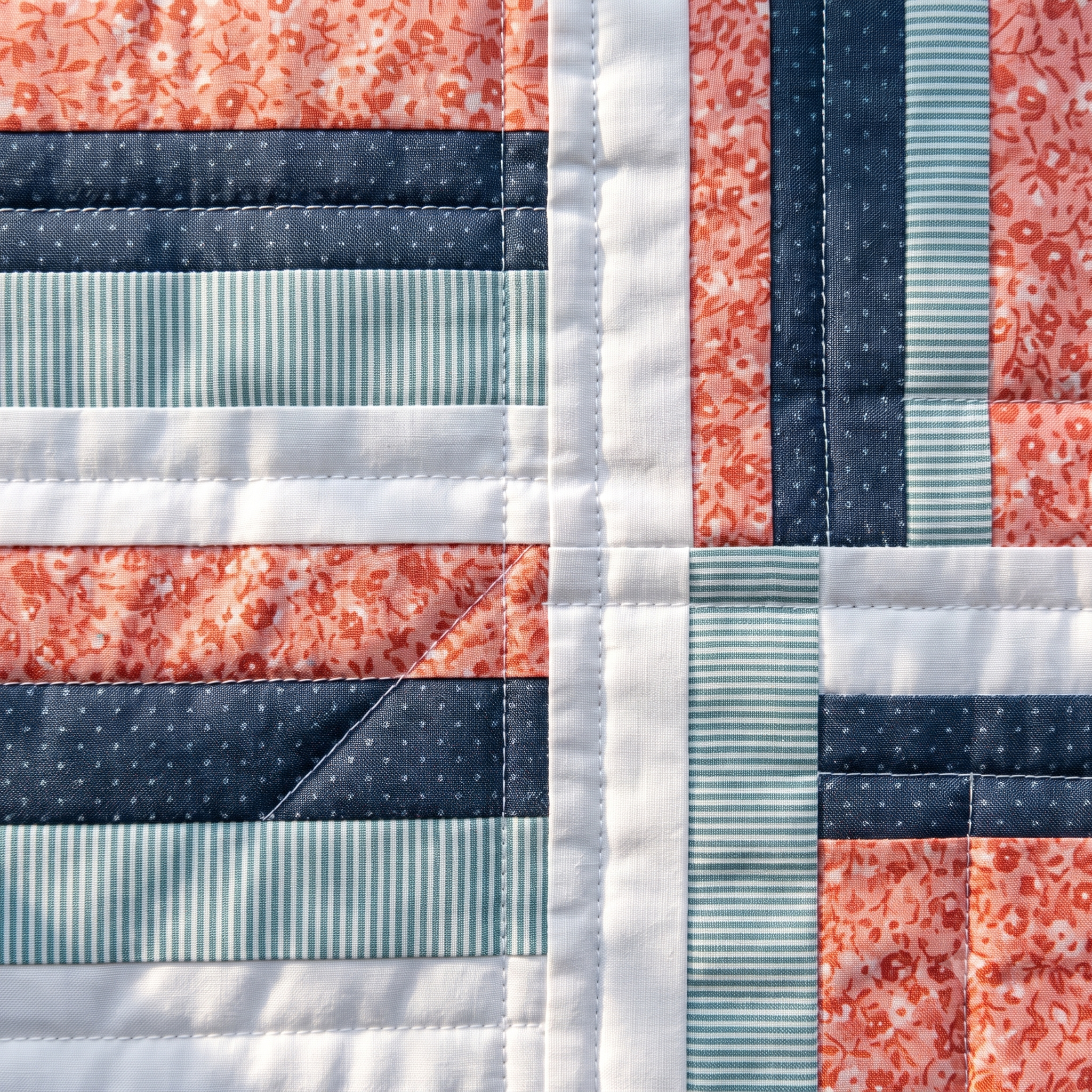 Strip Quilt Pattern PDF | Precut Friendly Jelly Roll Throw | Beginner Quilting Pattern No Triangles | Two Sizes | Instant Download
