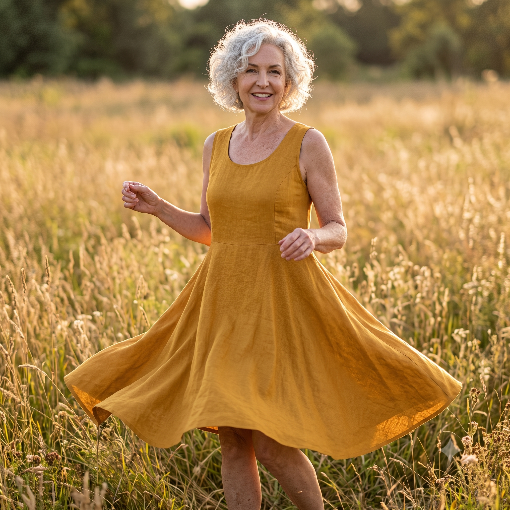 Sundress Sewing Pattern PDF | Boho Sleeveless Swing Dress Pattern for Women, 3/4 Circle Scoop Neck Dress, Beginner, Sizes 2-30, Instant Download