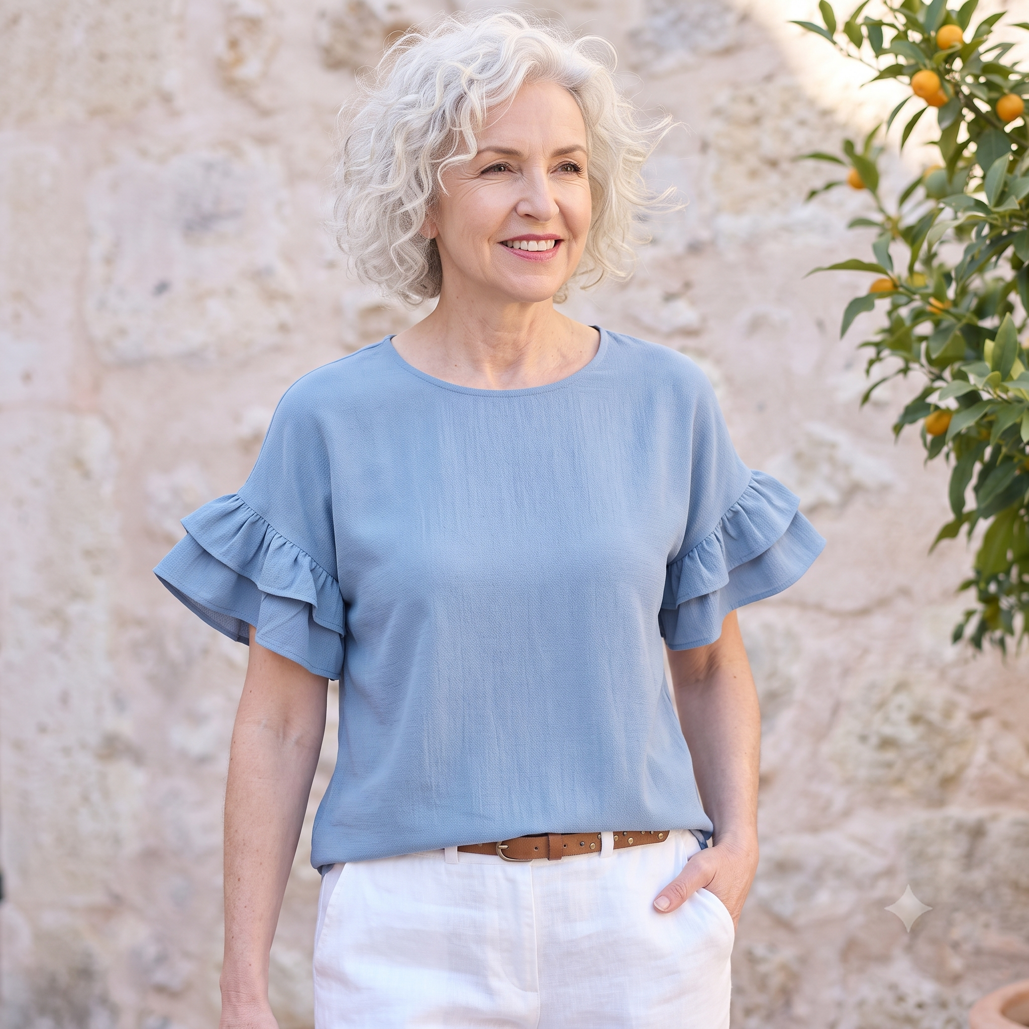 IDOLE Blouse Sewing Pattern PDF, Dropped Armhole Top & Dress, Round or Boat Neck, 18 Variations, Video Tutorial, Bilingual FR/EN, Sizes 32–52