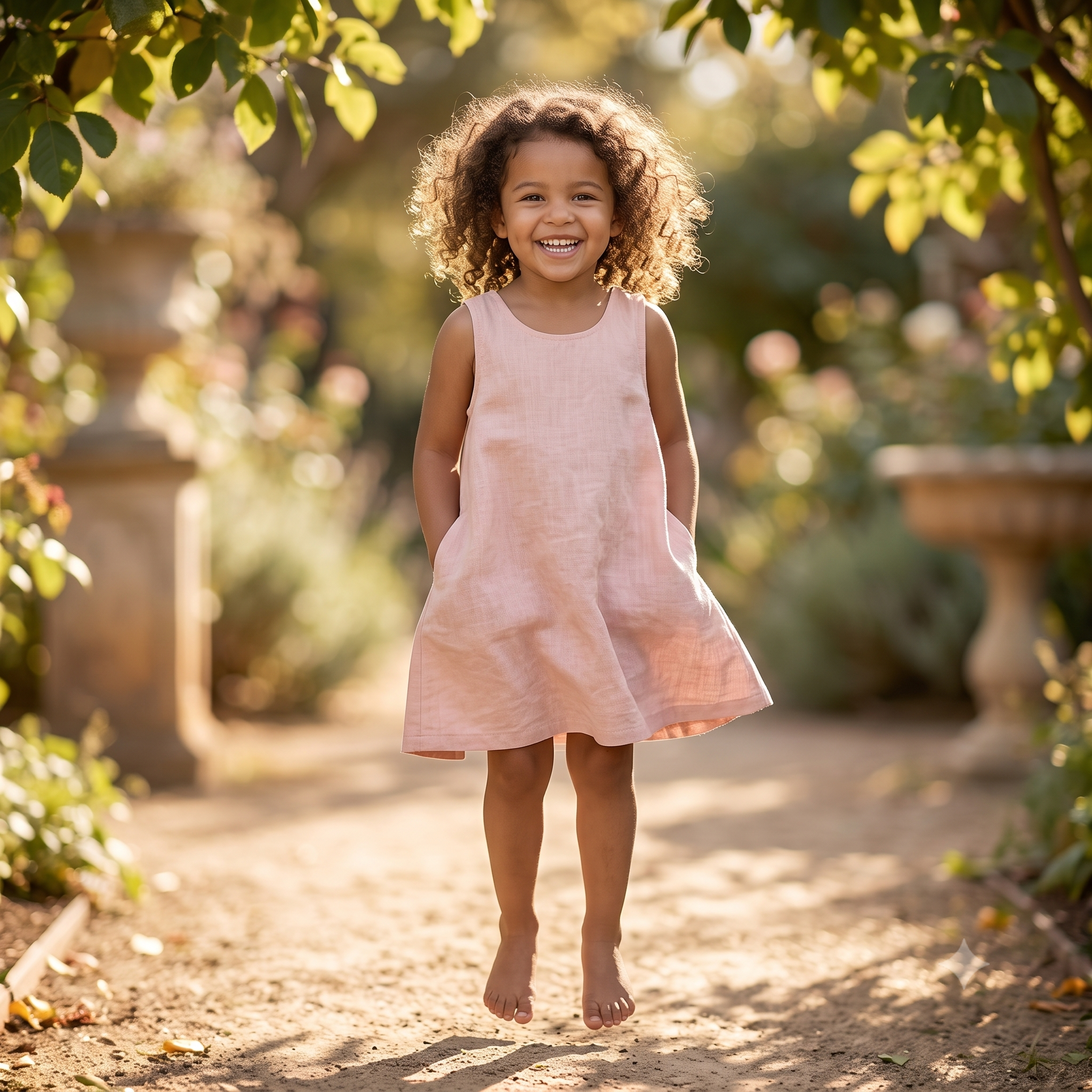 Kids Linen Dress PDF for Girls, Toddler Dress Pattern, Beginner Friendly Sewing Pattern, Girls Dress Template, Ages 2–16 Years