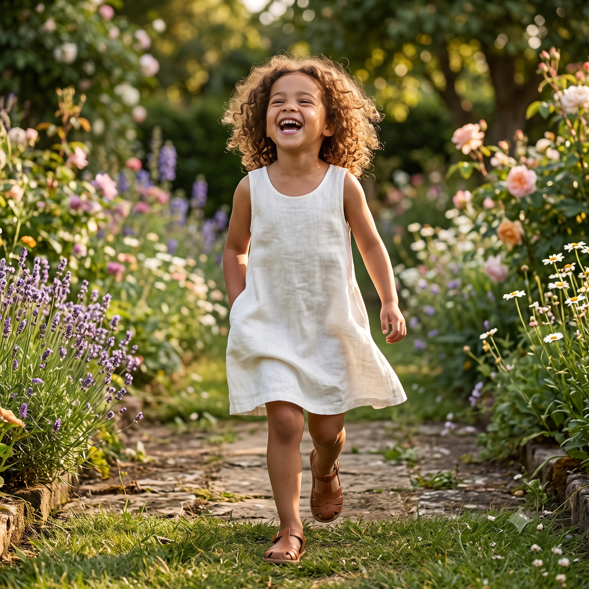 Kids Linen Dress PDF for Girls, Toddler Dress Pattern, Beginner Friendly Sewing Pattern, Girls Dress Template, Ages 2–16 Years
