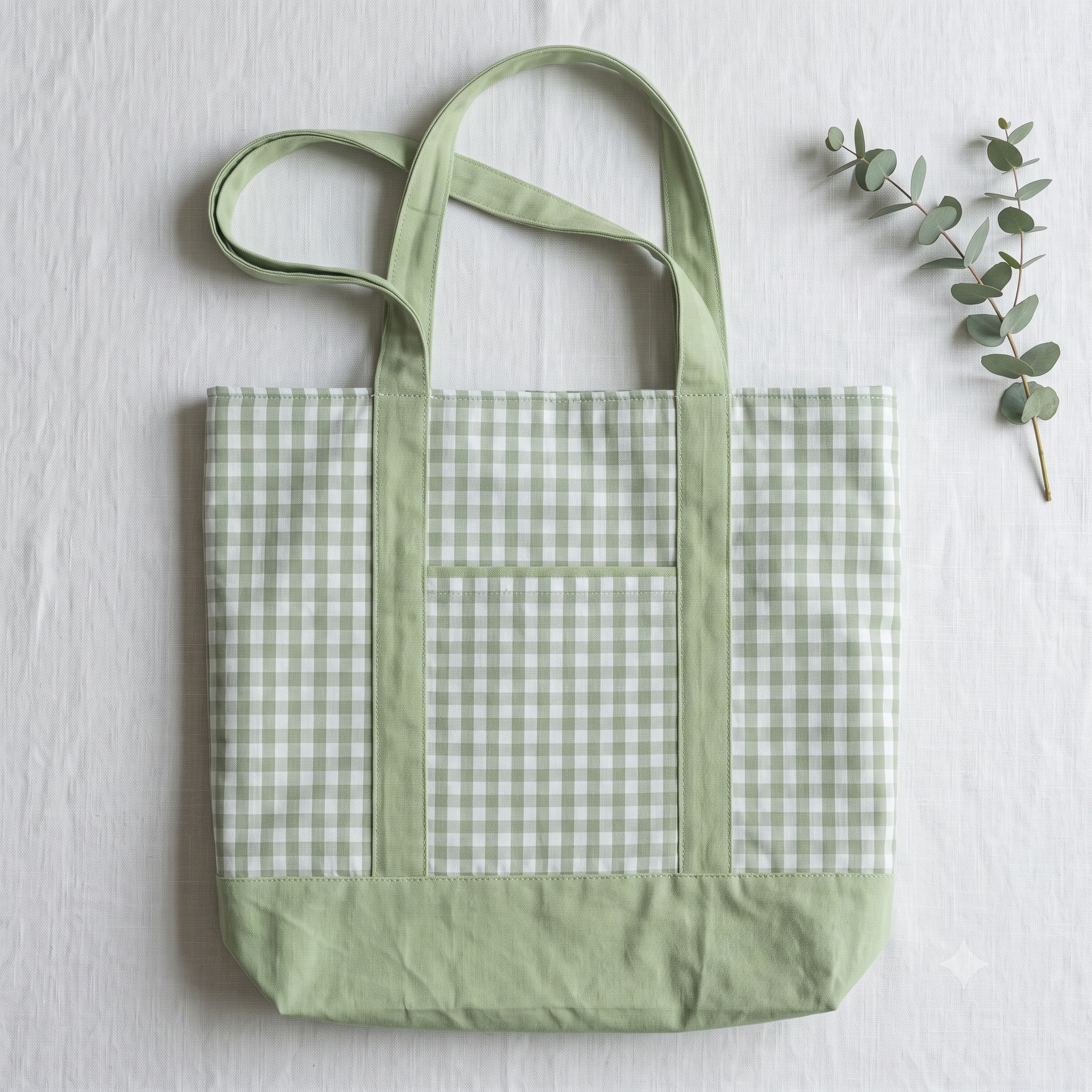 Tote Bag PDF Sewing Pattern | Beginner Friendly Lined Tote with Pocket | Everyday Market Bag | Instant Download A4 A0 US Letter