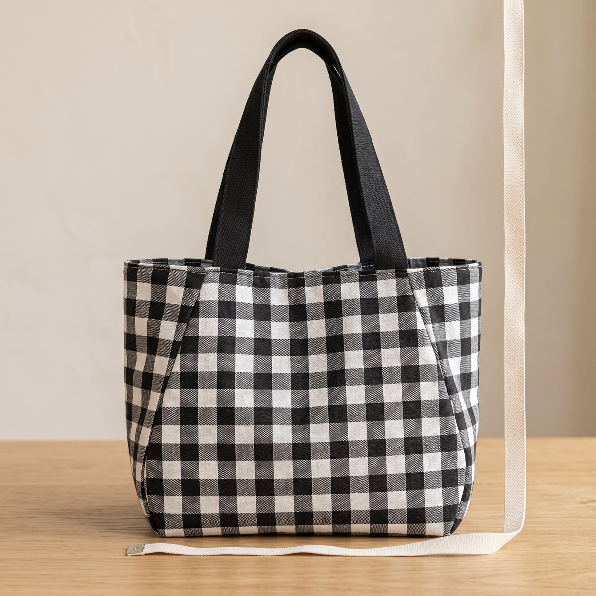 Tote Bag Sewing Pattern PDF, 3 Sizes, Easy Lunch & Project Bag
