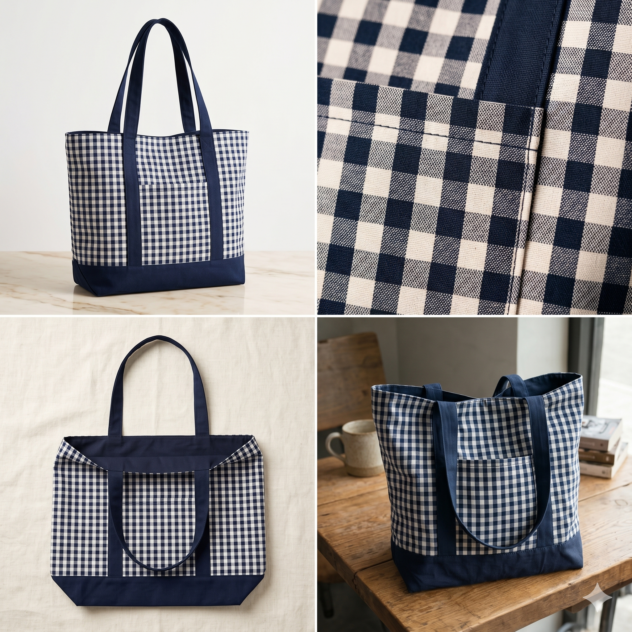 Tote Bag Sewing Pattern PDF | Beginner Friendly PDF Template (A4/A0 US Letter)