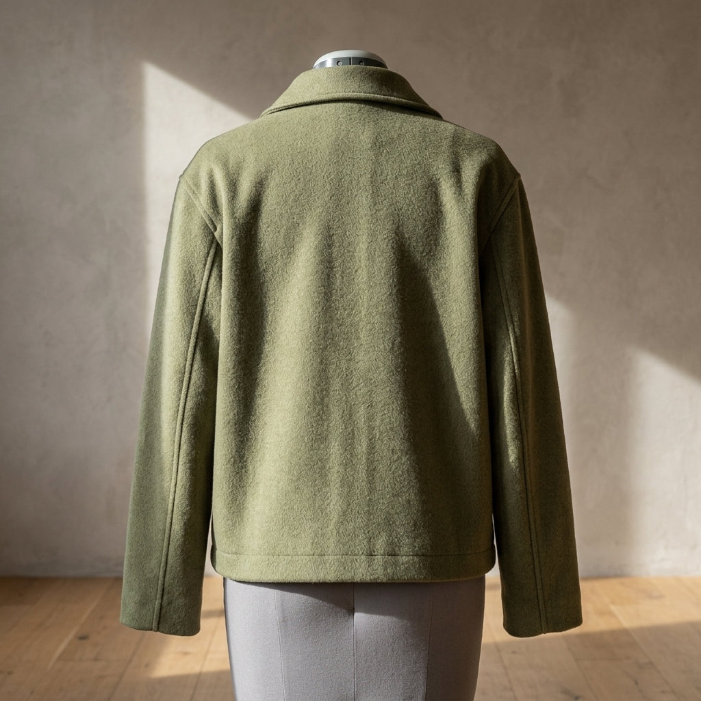 Zip Front Jacket PDF Sewing Pattern | Women's Bomber / Blouson with Welt Pockets | A0, A4, Letter
