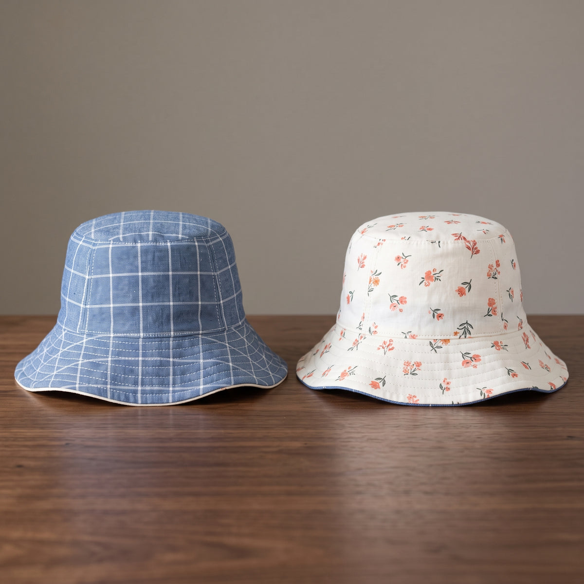 Reversible Bucket Hat Sewing Pattern PDF | Baby to Adult, 10 Sizes 14-23 inch | Sun Hat | Beginner Friendly