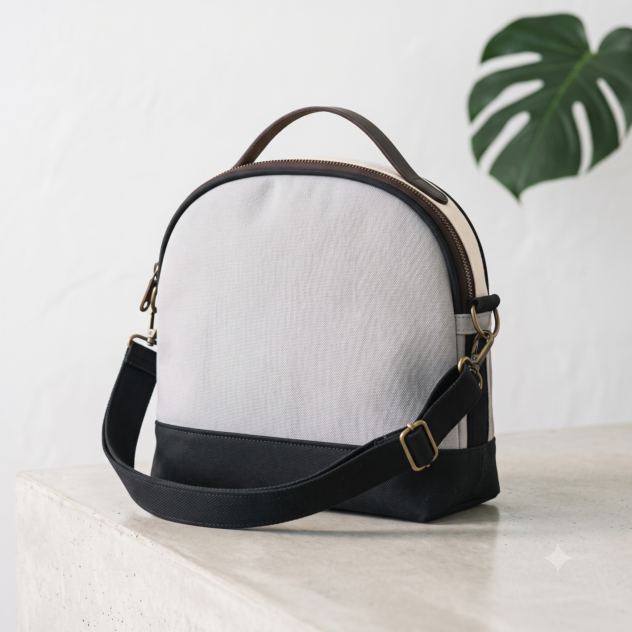 Curved Top Shoulder Bag Sewing Pattern PDF, Half Moon Zip Purse Pattern, Boxy Crossbody Bag Tutorial, 3 Sizes S M L, Instant Download