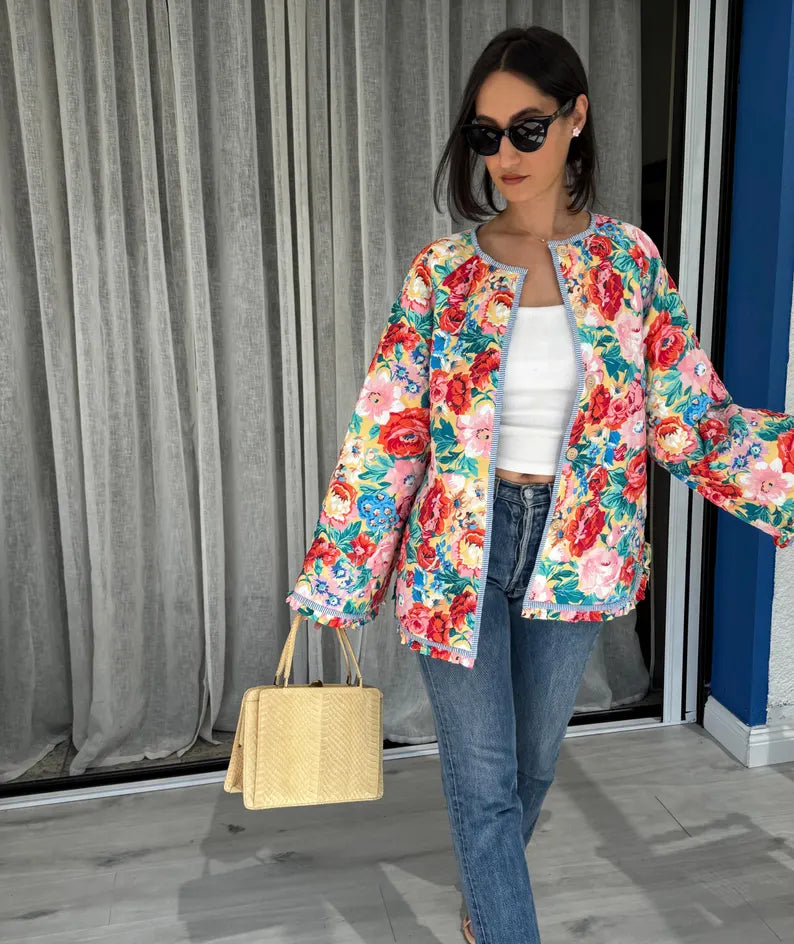 Quilted Jacket Beginner Sewing Pattern | Sizes XXS-XXL | Jacket Cardigan Pattern | INSTANT Download