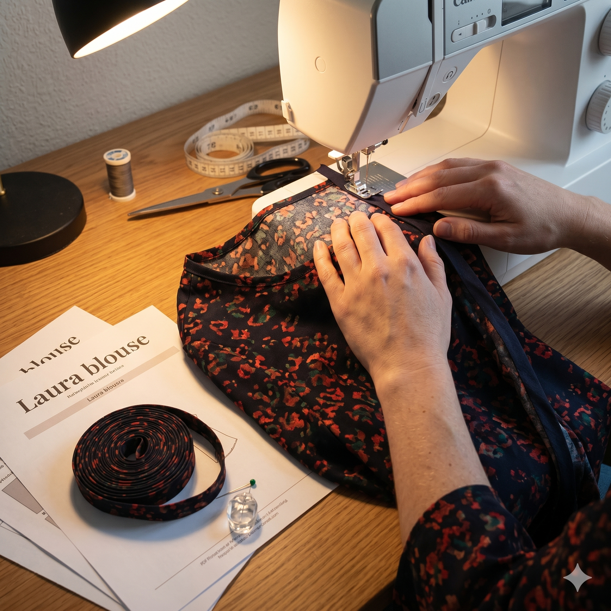👚 Laura Blouse – PDF Sewing Pattern