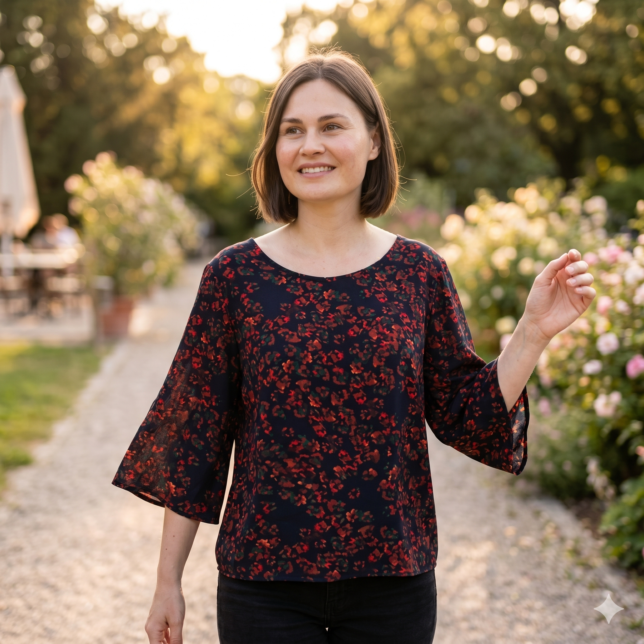 👚 Laura Blouse – PDF Sewing Pattern