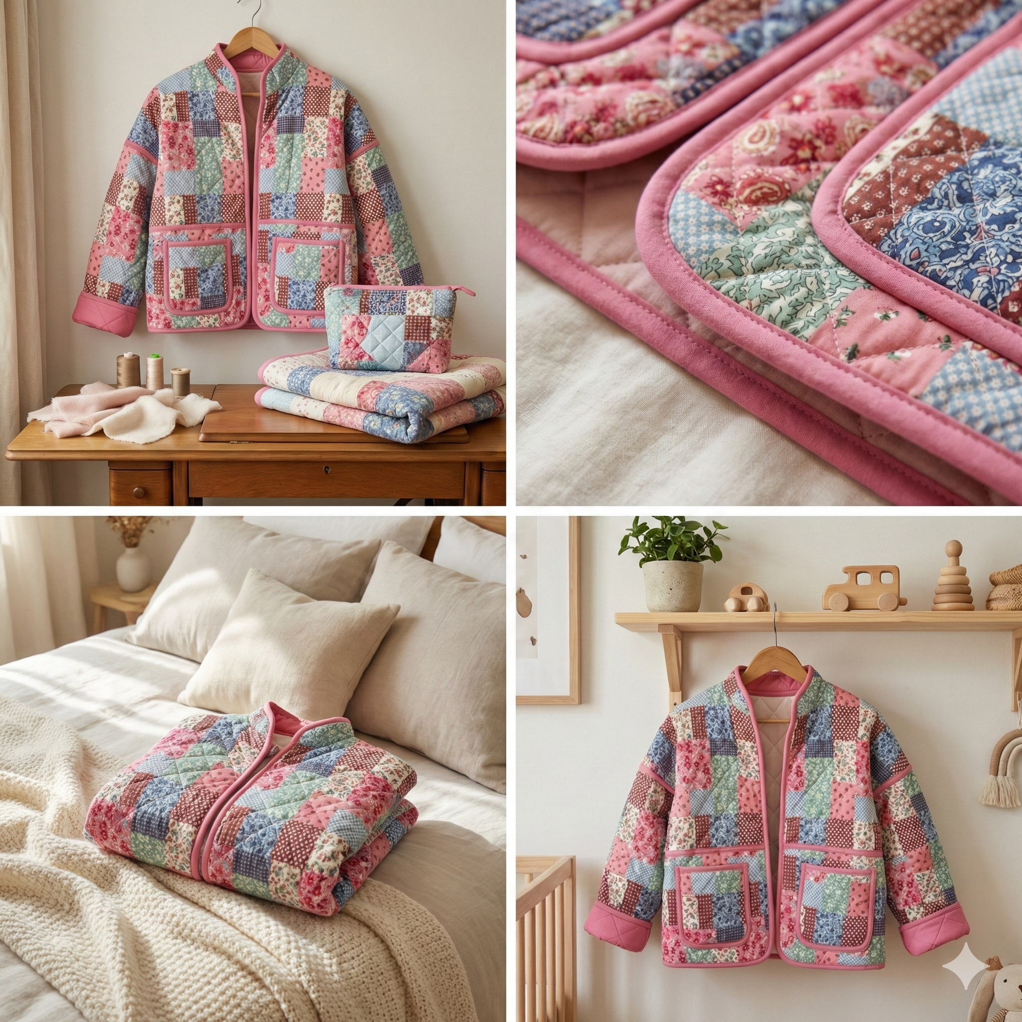 Quilted Jacket Beginner Sewing Pattern | Sizes XXS-5XL | Jacket Cardigan Pattern | INSTANT DOWNLOAD