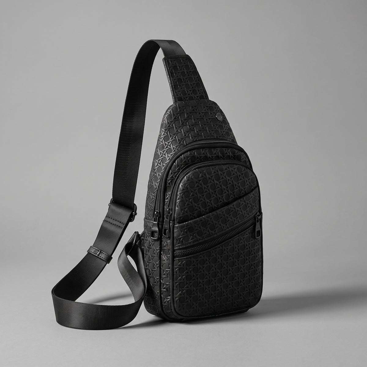 Men's Sling Bag PDF Sewing Pattern | Crossbody Chest Pack, 11.8 x 7 x 1.8 in | A0, A4, US Letter